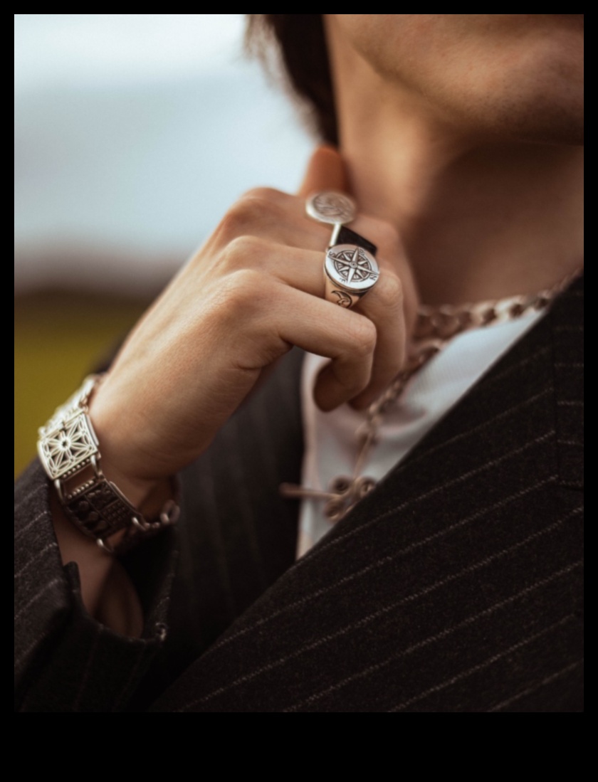 Vīrišķīga elegance: uzlabojiet savu drēbju skapi ar vīriešu dārgakmeņiem