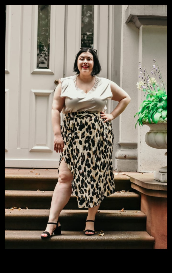 Drosmīga un skaista lielizmēra mode, kas ir pārliecinoša un eleganta 2 Drosmīgs un skaists: liela izmēra tērpi pārliecinātai modei