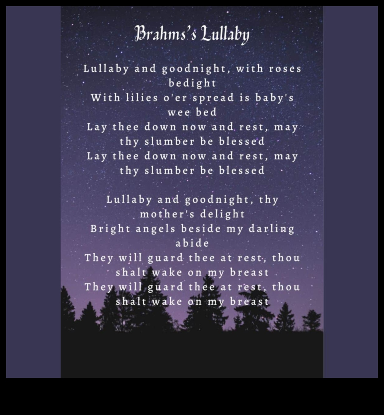 Liriska šūpuļdziesma: Muzikalitāte mazuļu vārdos nomierinošām skaņām