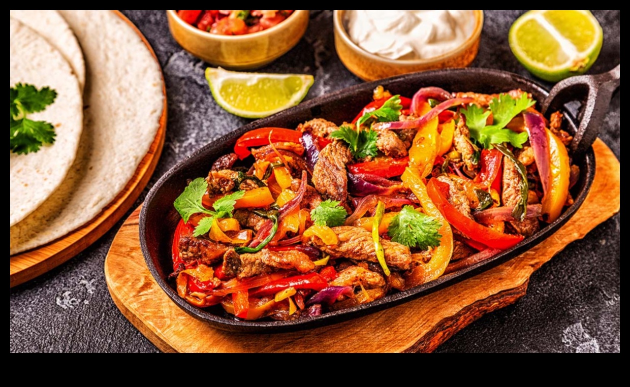 Sirsnīgs fajitas, garšīgs grilēts meksikāņu ēdiens 3 Smagas fajitas: izveidojiet izcilu meksikāņu grilēto ēdienu