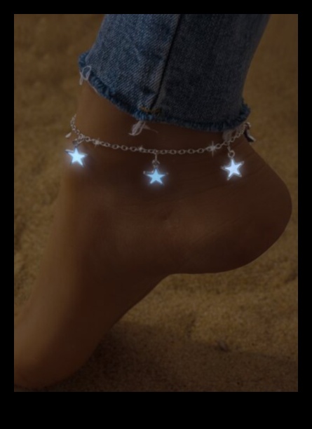 Gaismas saites: savienojiet savu stilu ar kvēlojošām potīšu saitēm