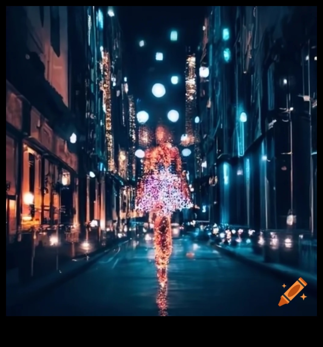 Pilsētas gaismas, skrejceļa naktis: dzirksti pilsētas modes mirdzumā