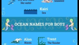 Oceanic Odes Jūras iedvesmota jauniešu vārdu informācija ļaudīm, kuriem mīlu to ūdens 6 Okeāna odas: jūras iedvesmoti mazuļu vārdi ūdens svētlaimei