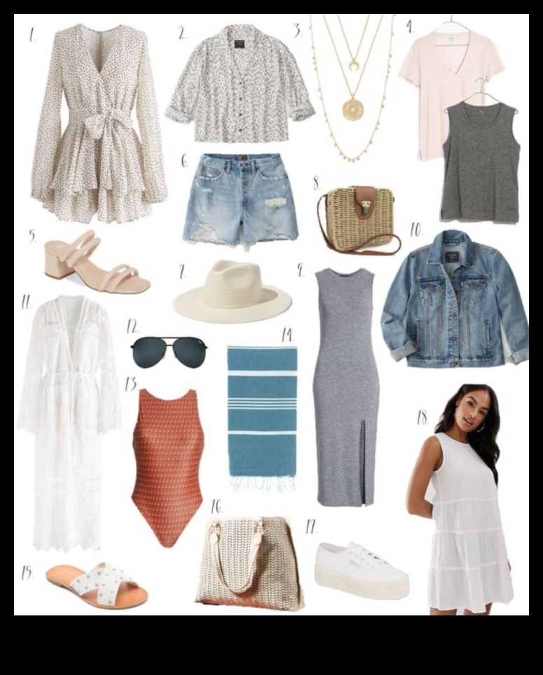 Vacation Verve: stilīgi vasaras tērpi ceļojumu entuziastiem